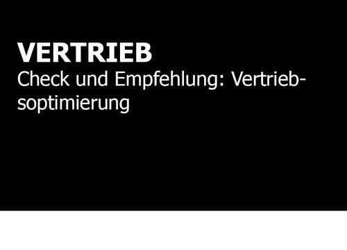 Vertrieb